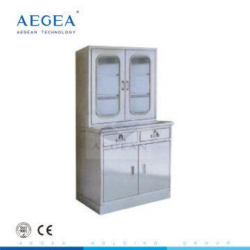 AG-SS039 304 acier inoxydable hôpital cabinet médecine SS instrument casier